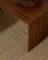 Журнальный столик Litto из шпона ореха с отделкой натурального цвета, 90 x 45 см