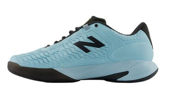 Мужские кроссовки теннисные New Balance Fresh Foam X CT-Rally V2 - light blue/black/neon yellow