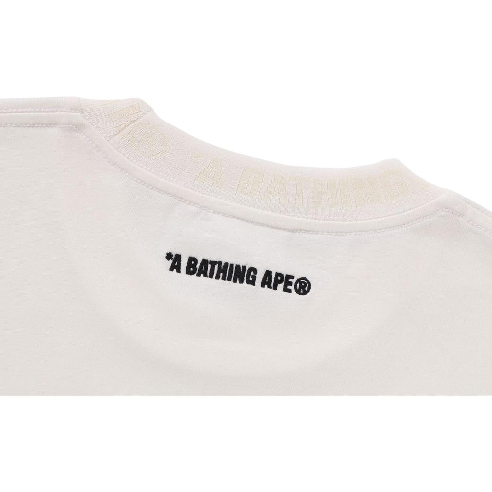 A Bathing Ape One Point Relaxed Fit Tee Ss25 айвори