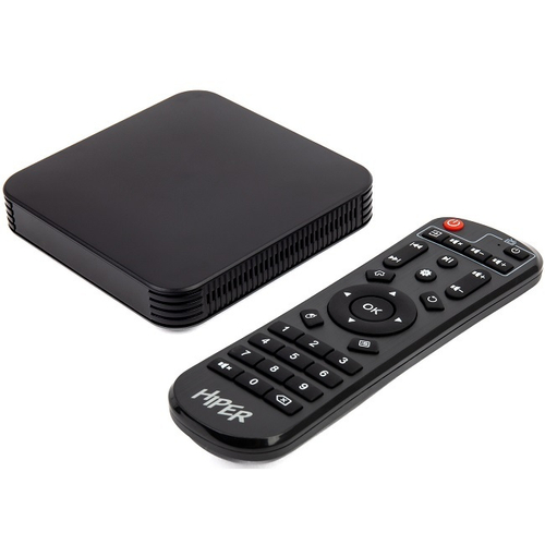 Медиаплеер/ТВ-приставка HIPER MEDIA TV M4, 4K Ultra HD, Android, Wi-Fi, чёрный
