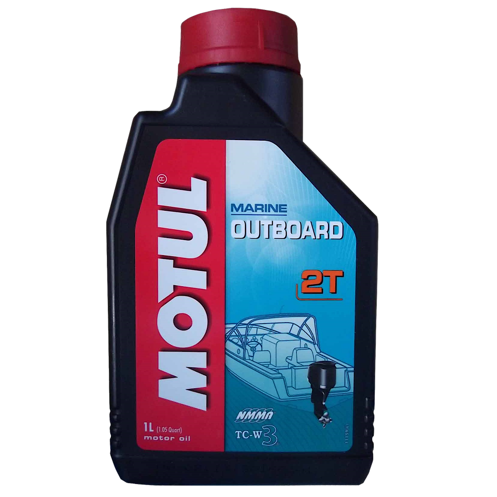 Масло мотор. 2T минерал. Motul Outboard 1л TC-W3