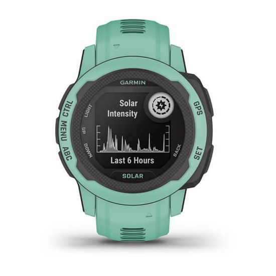 Спортивные прочные часы Garmin Instinct 2S, Solar, Neo Tropic, 010-02564-02