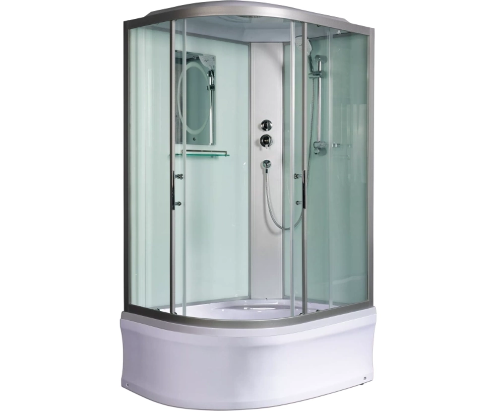 Душевая кабина WeltWasser (ВельтВассер) Halle 1202 R, с высоким поддоном, 120x90x217