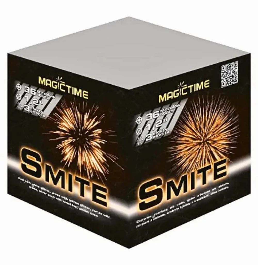 Батарея салютов Smite (P7120) от Magictime, 36 залпов, 30 мм