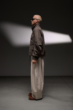 Брюки Blue Monte Pleated Casual Pants "Yunfeng White"