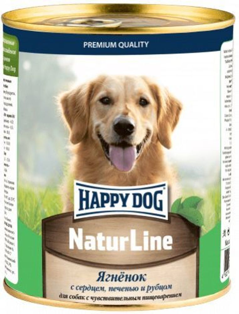 Консервы Happy Dog Хеппи Дог Натуральная линия для взрослых собак всех пород с ягненком сердцем печенью и рубцом 970 г Консервы Happy Dog Хеппи Дог Натуральная линия для взрослых собак всех пород с ягненком сердцем печенью и рубцом 970 г