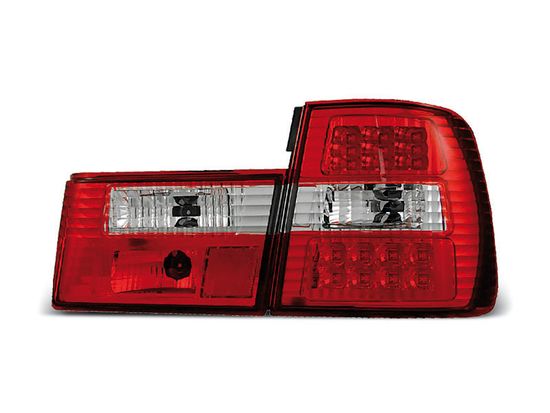 Задние фонари Bmw 5 E34 red white led