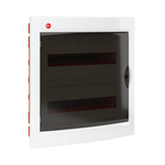 DKC RAM base Щиток мультимедийный встраиваемый с дверцей 36 мод.,IP41, белый, с монтажными платами