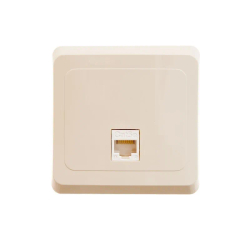ЭТЮД С/У РОЗЕТКА компьютерная RJ45, кат.5е, КРЕМОВЫЙ