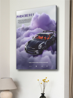 Картина Красный гром для интерьера 50x70см 1шт.