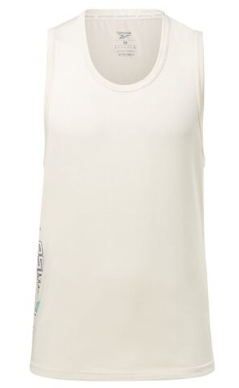 Мужская теннисная футболка Reebok Les Mills Activchill+Dreamblend Tank - белый