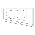 Акриловая ванна Excellent Sfera P Ultra 170x100 WAEX.SFP17.ULTRA