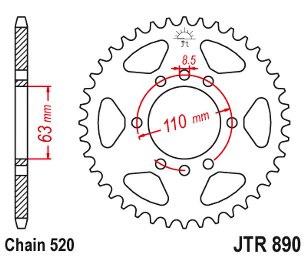 Звезда JTR890.45ZBK