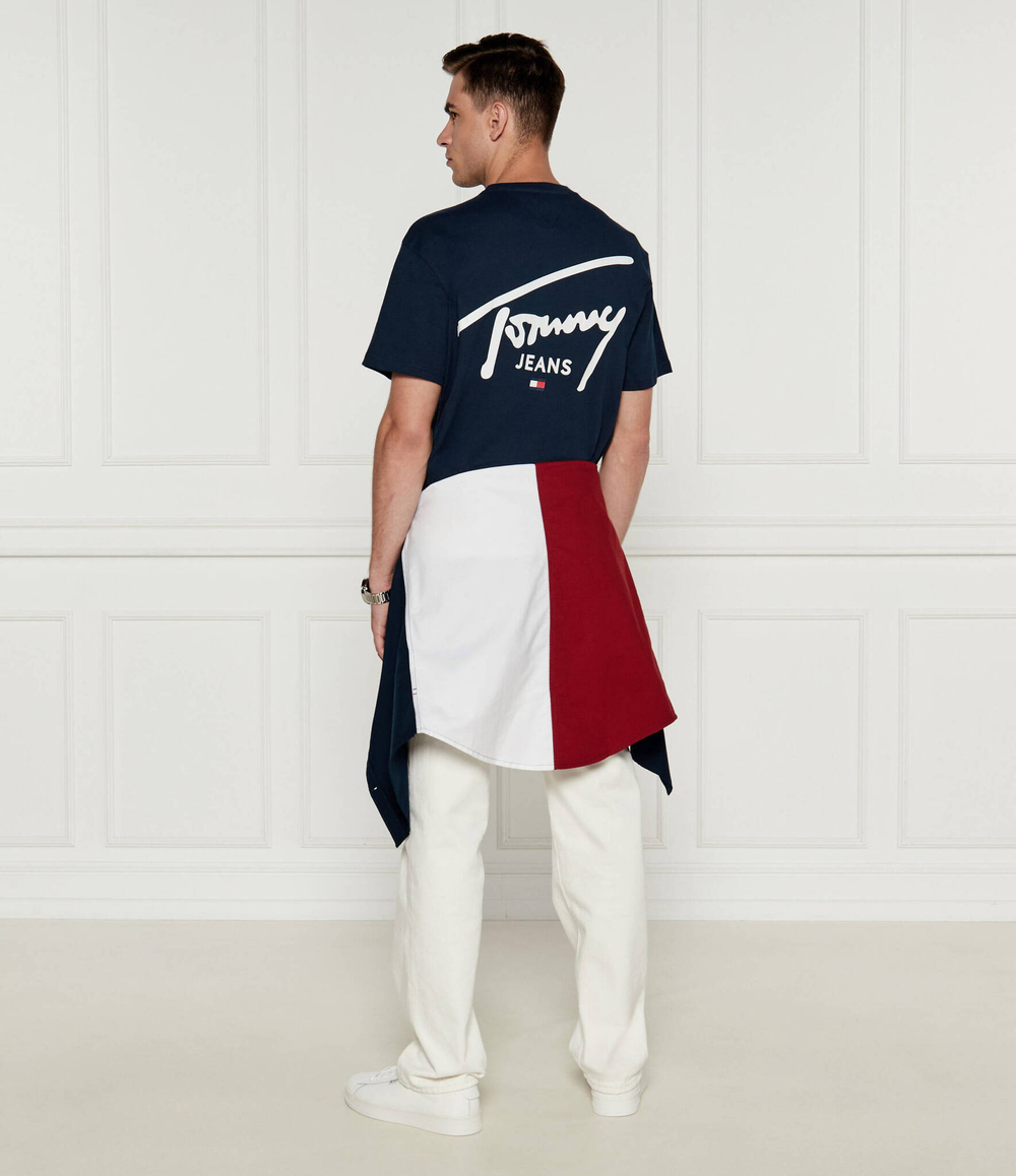 Футболка Tommy Jeans - темно-синий(DM0DM18536)