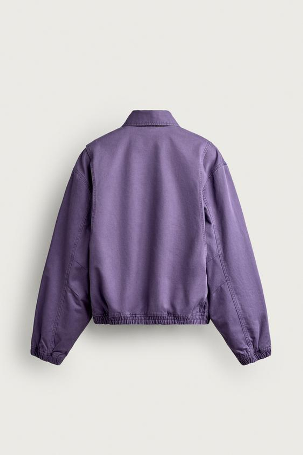 ZARA - FRUIT OF THE LOOM™ ХЛОПКОВАЯ КУРТКА С ВЫШИВКОЙ, СИРЕНЕВЫЙ
