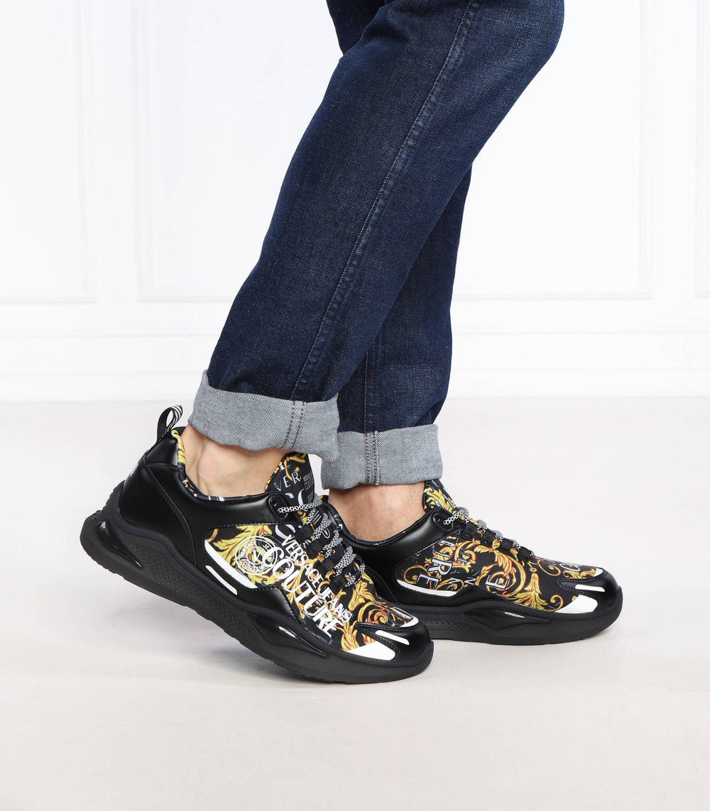 кроссовки Versace Jeans Couture - черный(74YA3S1BZS722)