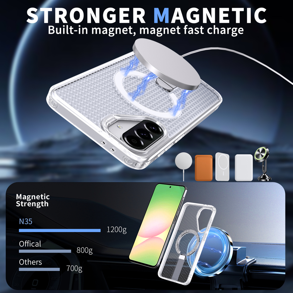 Прозрачный чехол Mesh Pro Magnetic Case для Samsung Galaxy A36 5G