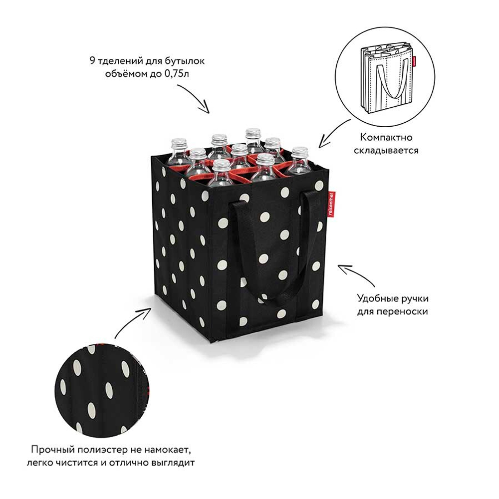 Сумка-органайзер для бутылок bottlebag mixed dots