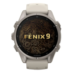 Garmin Fenix 9 — 43 мм AMOLED Titanium Fog Gray
