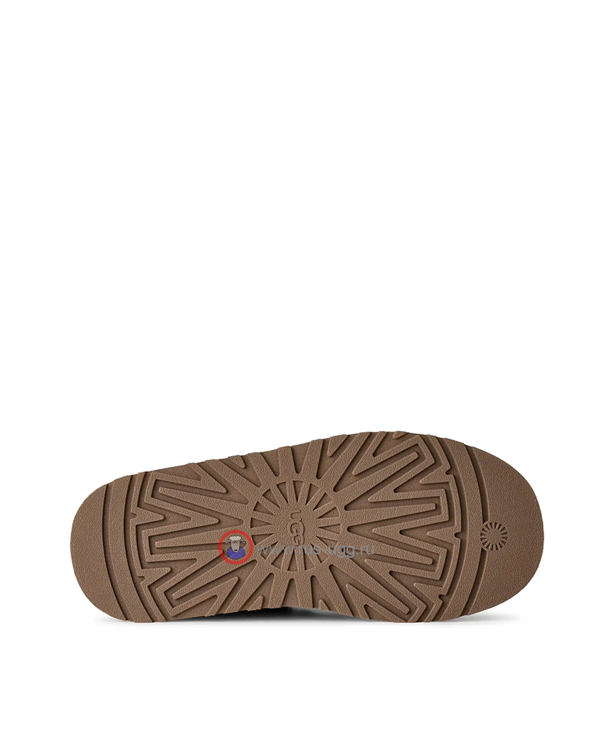 UGG HERITAGE LACE-UP SLIPPER Chestnut