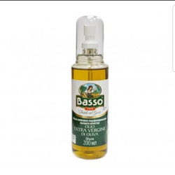 Оливковое масло СПРЕЙ BASSO Extra Virgin 200 мл Италия
