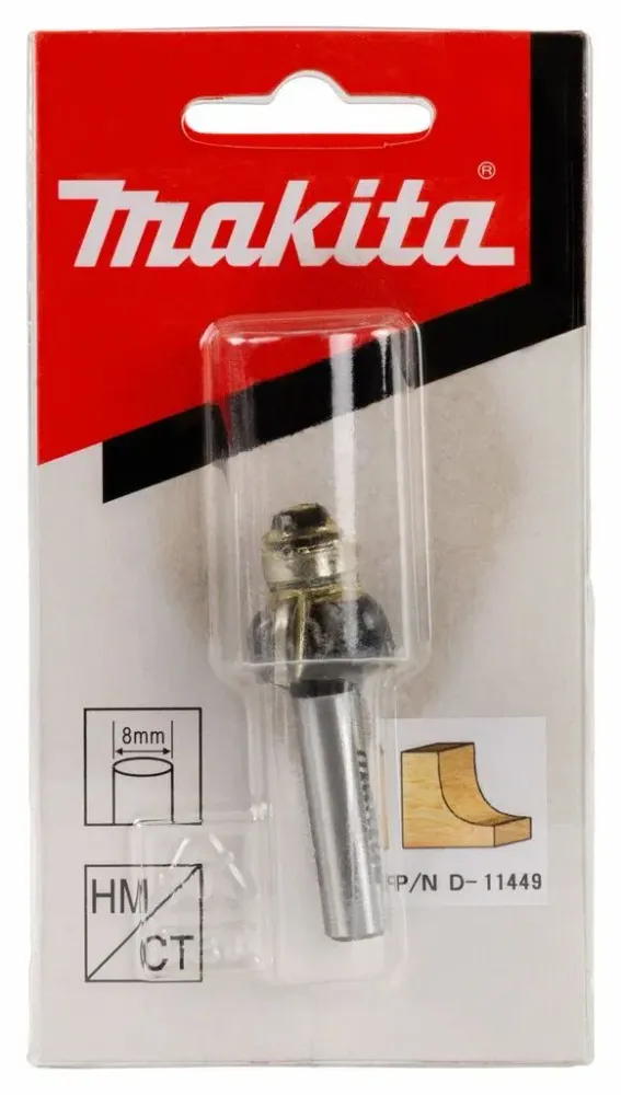Фреза кромочная галтельная (17.5х9.5х8х32 мм) Makita D-11449 Фреза кромочная галтельная (17.5х9.5х8х32 мм) Makita D-11449