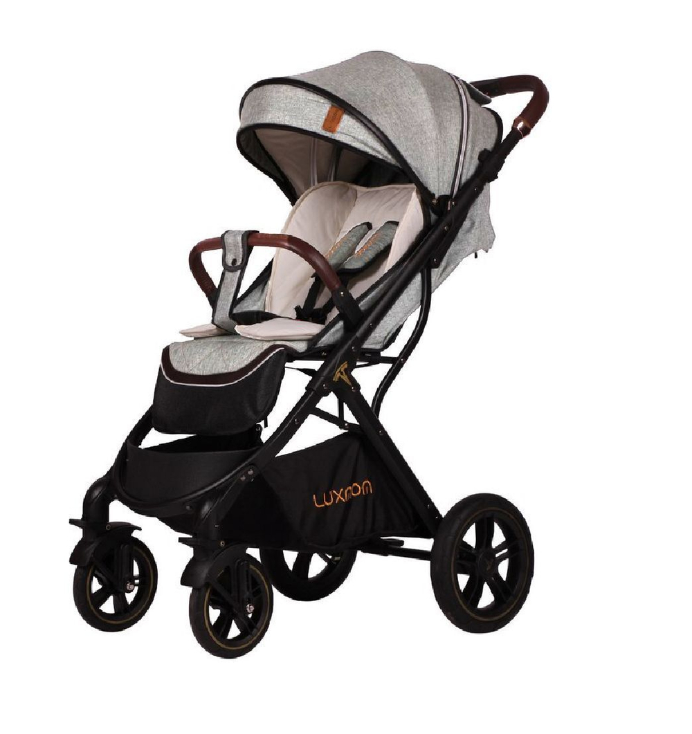 Прогулочная коляска Luxmom 609 серый