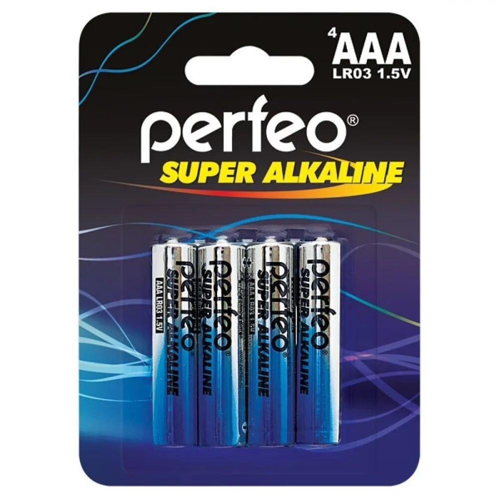 Элемент питания Perfeo LR03 BL/4
