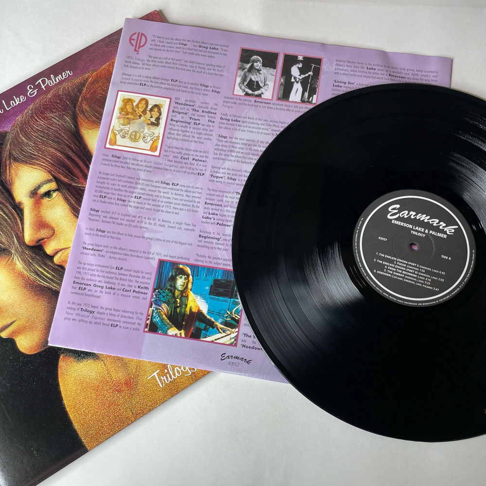 Винтажная виниловая пластинка LP Emerson, Lake and Palmer, Trilogy (Италия 2004)