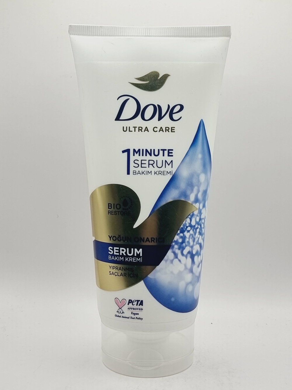 Dove  ultra care 1 минутный интенсивный восстанавливающий крем-сыворотка для поврежденных волос 170 мл (Турция)
