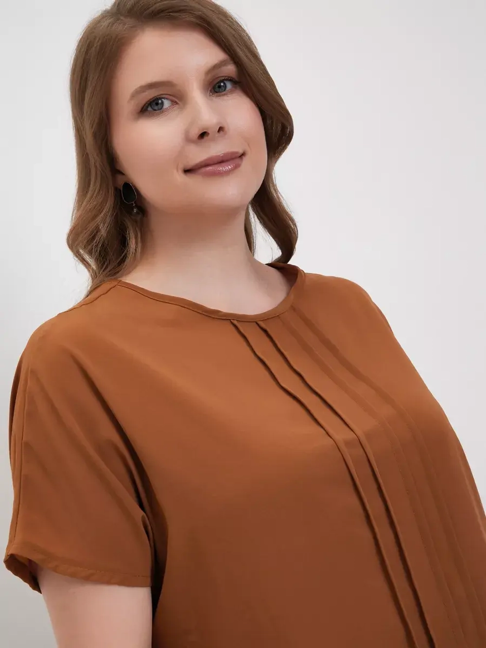 Блузка шелковая