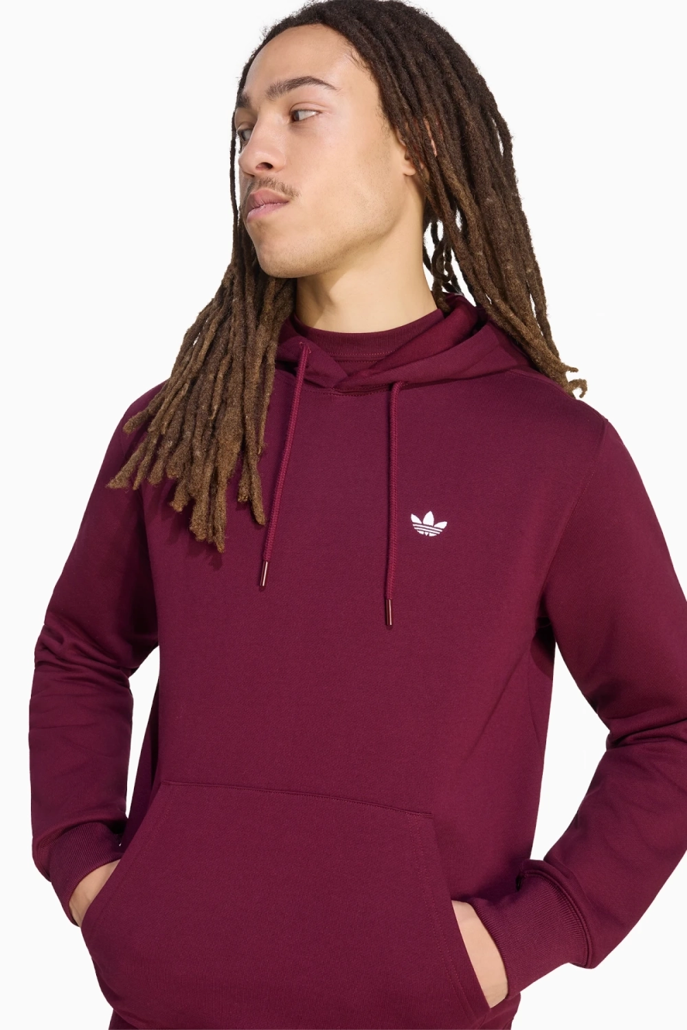 Кофта adidas Originals Trefoil Essentials - бордовый