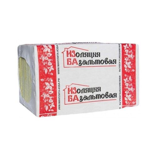 Утеплитель ИЗБА Стандарт 50 кг/м³ (1000х600х100 мм) 6 шт