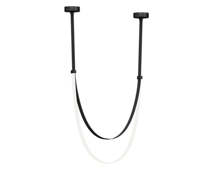 07689A-150,19 Подвес Лирд черный h150 (длина ремня 300см) Led 70W (4000K)