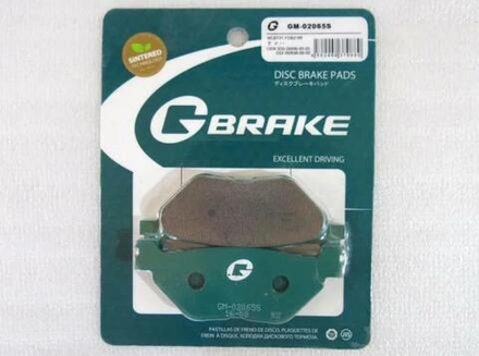 Колодки тормозные GM-02065S G-bake (MCB731,FDB2156)