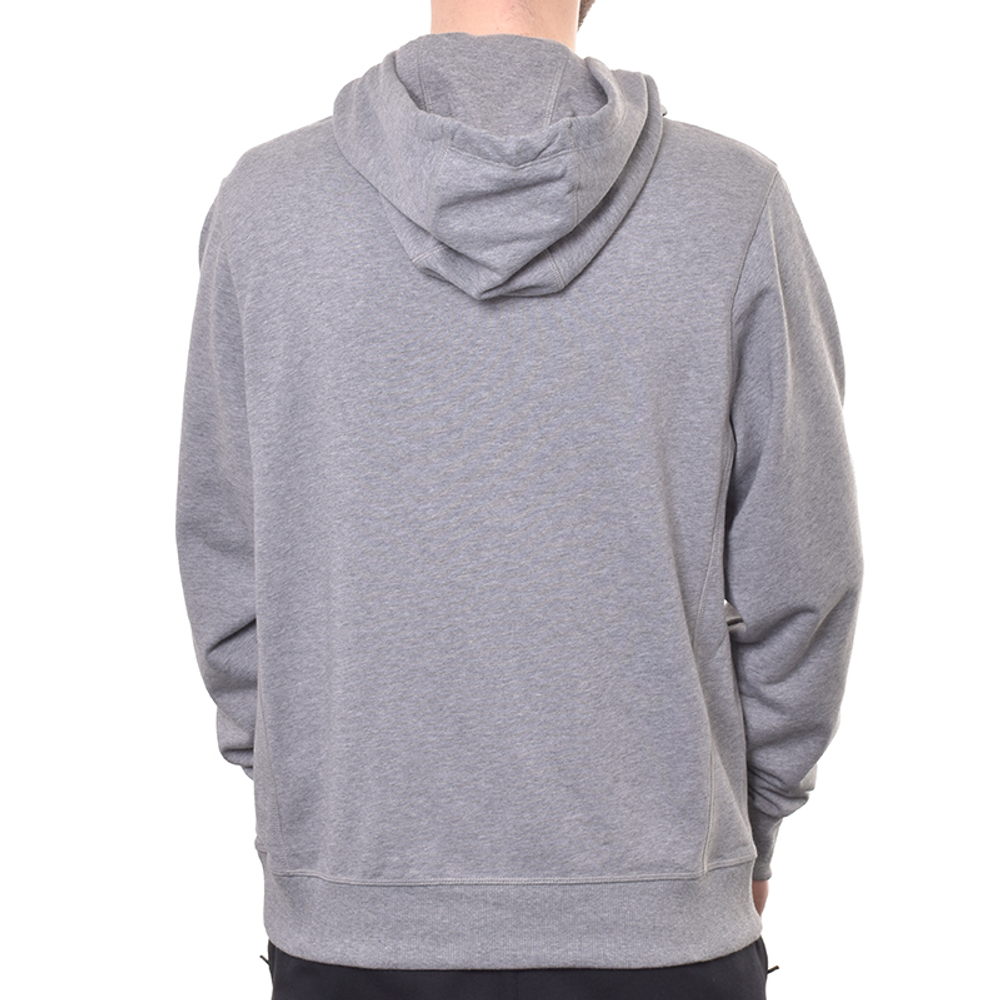 Мужская теннисная толстовка Wilson Triblend Hoodie - med heather grey