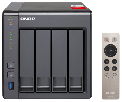 Сетевое хранилище QNAP D4 Pro (Rev. B) черный