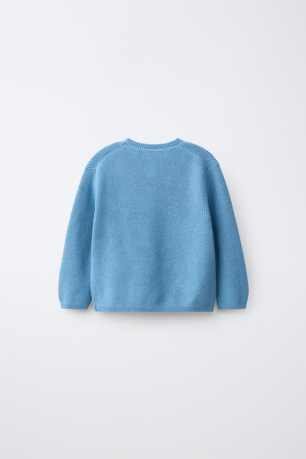 ZARA ТРИКОТАЖНЫЙ КАРДИГАН, ВЫЦВЕТШИЙ СИНИЙ