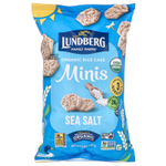 Lundberg, Органический рисовый торт Minis, морская соль, 142 г (5 унций)