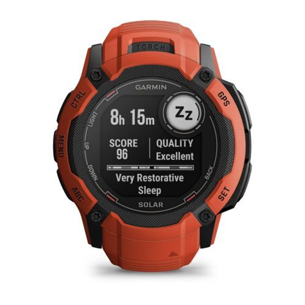 Смарт-часы Garmin INSTINCT 2X Solar красный, 010-02805-01