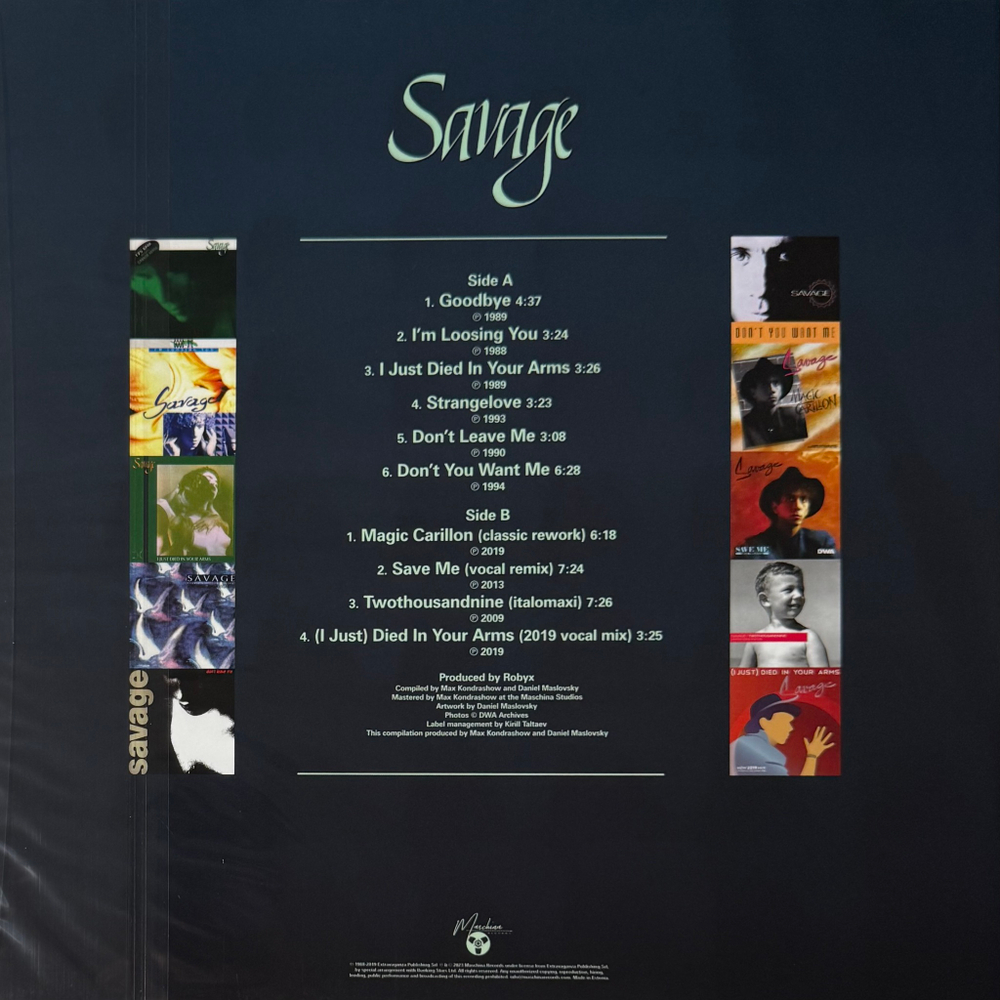 Savage ‎– Goodbye: The Singles 1988-2019 (Россия 2022г.)