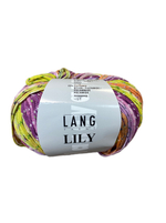Пряжа LANG LILY (Швейцария) 50%-хлопок 28% - акрил 22% - п/а. 50 г- 120 м