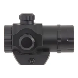 Коллиматор Target Optic 1x21, Weaver, красная марка, точка 2 MOA - вид сбоку