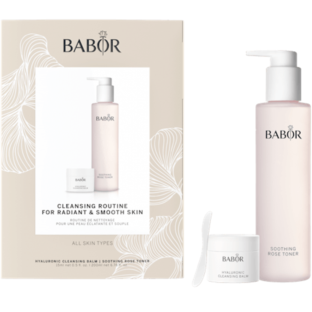 Набор BABOR HYALURONIC CLEAN BALM & SOOTHING ROSE TONER SET