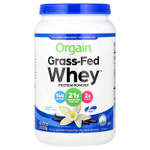 Orgain, протеиновый порошок Whey™ от Grass-Fed, со вкусом ванили, 828 г (1,82 фунта)