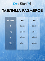 Водонепроницаемые носки Dexshell Wading Pro черный/зеленый S (36-38) гетры