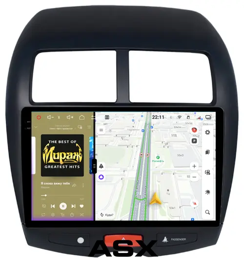 Магнитола для Mitsubishi ASX, Peugeot 4008, Citroen C4 Aircross 2010-2016 - Redpower 85026 PRO/PROmax ТОП звук, 2K QLED, Android 14, Быстрейшая, CarPlay, 4G SIM-слот