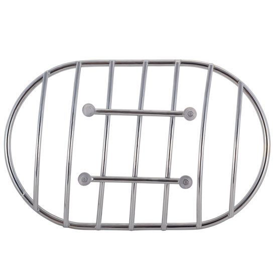 Мыльница овальная хромированная Besser BS 0103 (13х8,5х3 см)