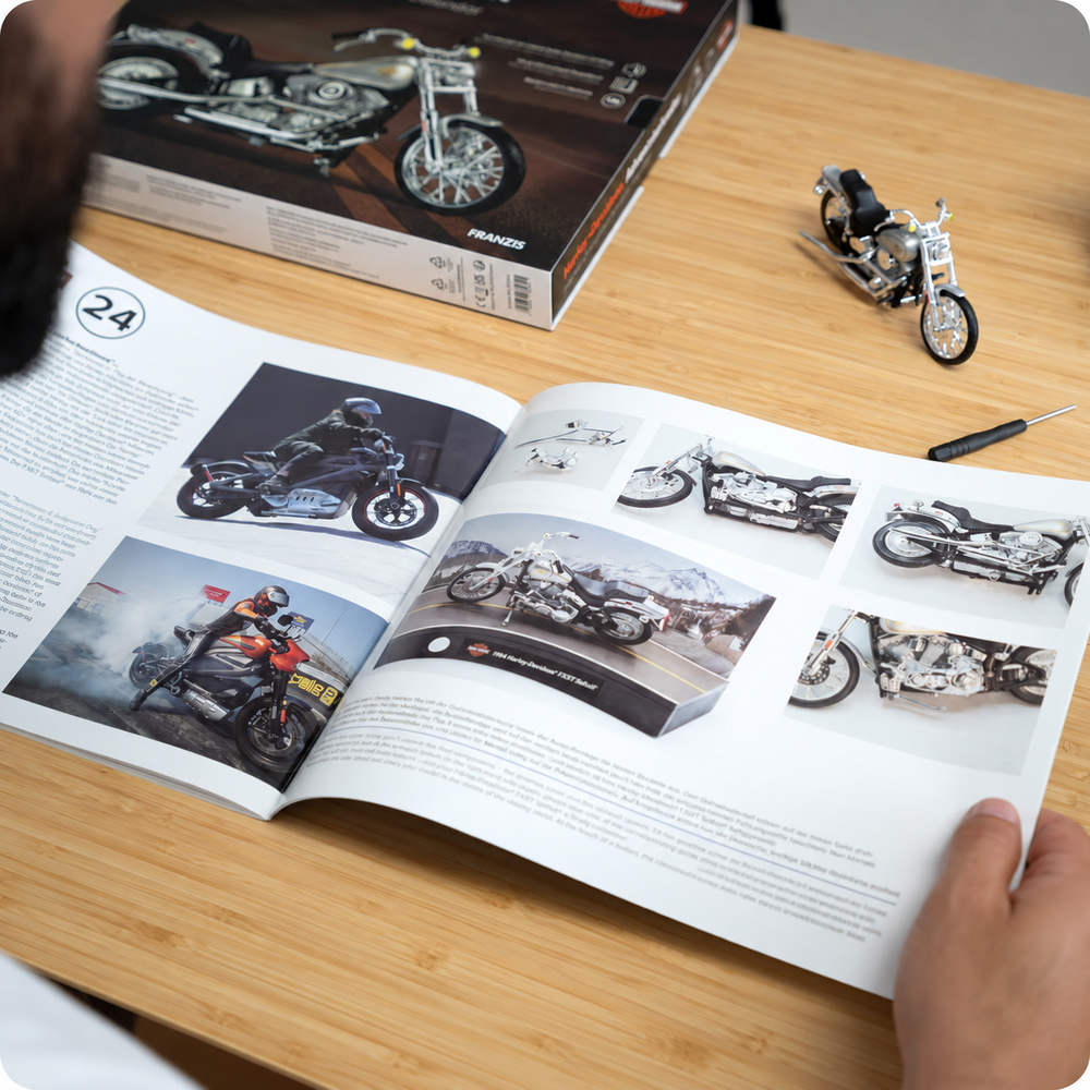Адвент-календарь Franzis Harley-Davidson 1:18