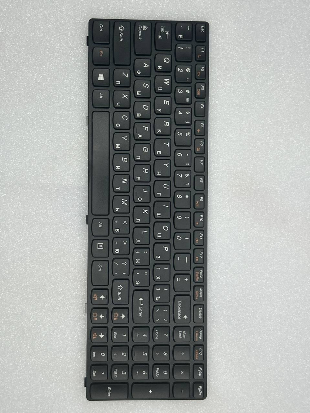 Клавиатура для ноутбука Lenovo G580/G585/G780/V580/Z580/Z585 черная (25206760), оригинал